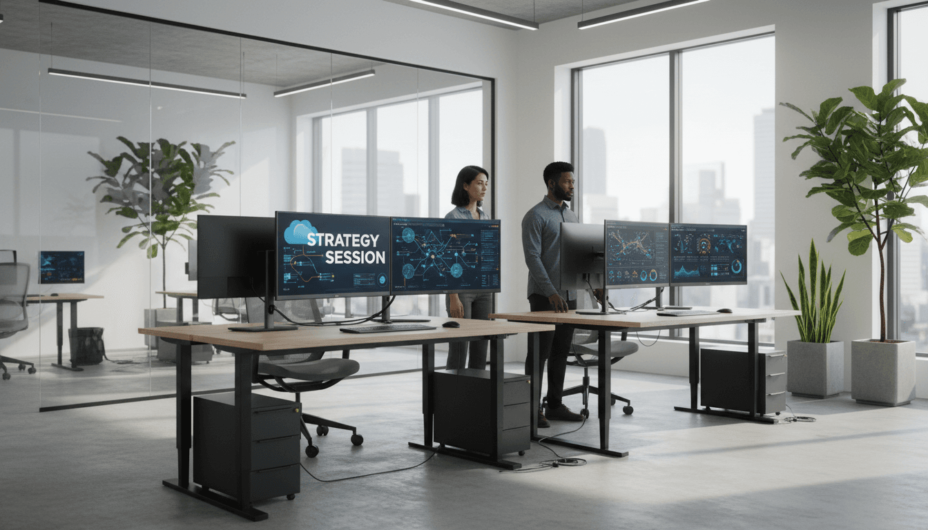 DeltaForge Solutions consulting office environment